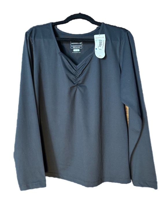 Merrell Tops - Merrell black long sleeve optiwick base layer top